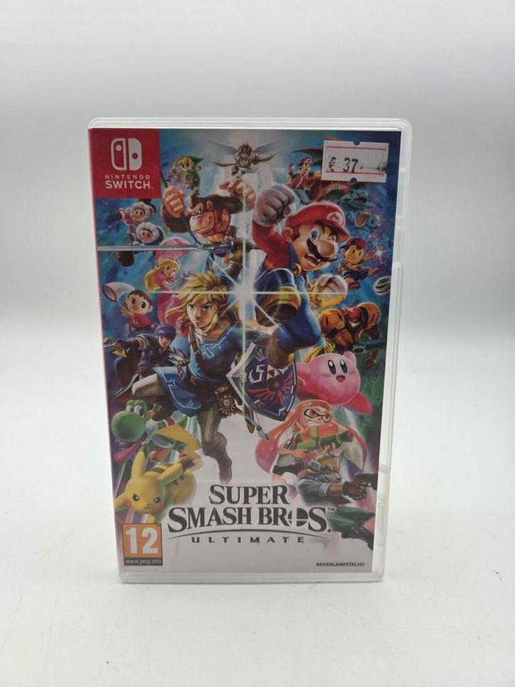 Super Smash Bros. Ultimate - Nintendo Switch, Spelcomputers en Games, Games | Nintendo Switch, Zo goed als nieuw, Vechten, 3 spelers of meer
