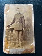 Foto van militair door H.A. Mens, Gebruikt, Verzenden, Voor 1940, Prent