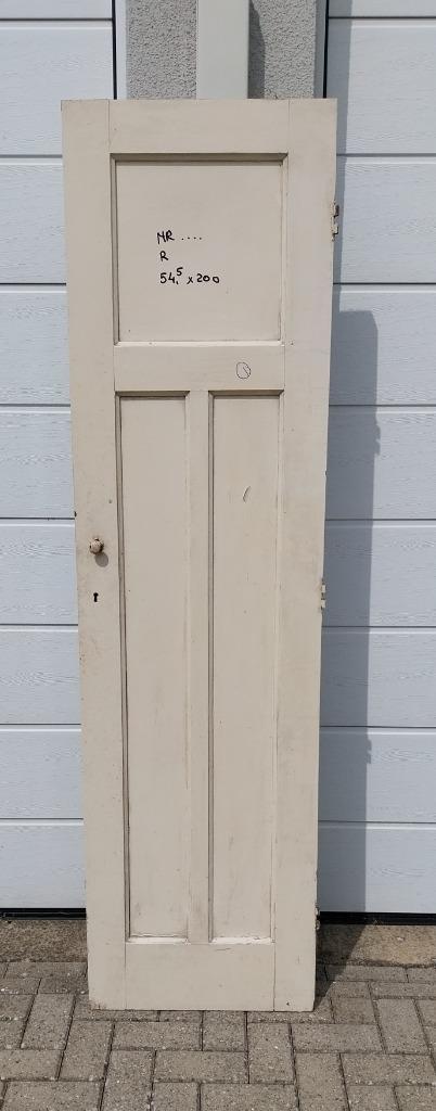 XYZ Paneeldeur 54,5 x 200 cm (nr64), Doe-het-zelf en Verbouw, Deuren en Horren, Zo goed als nieuw, Binnendeur, 200 tot 215 cm