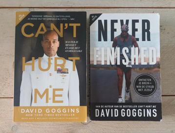 David Goggins bundel - Can't hurt me & Never Finished beschikbaar voor biedingen