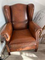 Leren fauteuil stoel, Huis en Inrichting, Fauteuils, Ophalen, Zo goed als nieuw