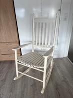 Witte Schommelstoel - Relax en Geniet!, Kinderen en Baby's, Kinderkamer | Tafels en Stoelen, Ophalen, Zo goed als nieuw, Stoel(en)