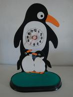 klok pinguin, Ophalen of Verzenden, Analoog, Wekker of Tafelklok