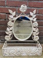 Brocante spiegel, Huis en Inrichting, Woonaccessoires | Spiegels, Ophalen, Minder dan 50 cm, Zo goed als nieuw, Minder dan 100 cm