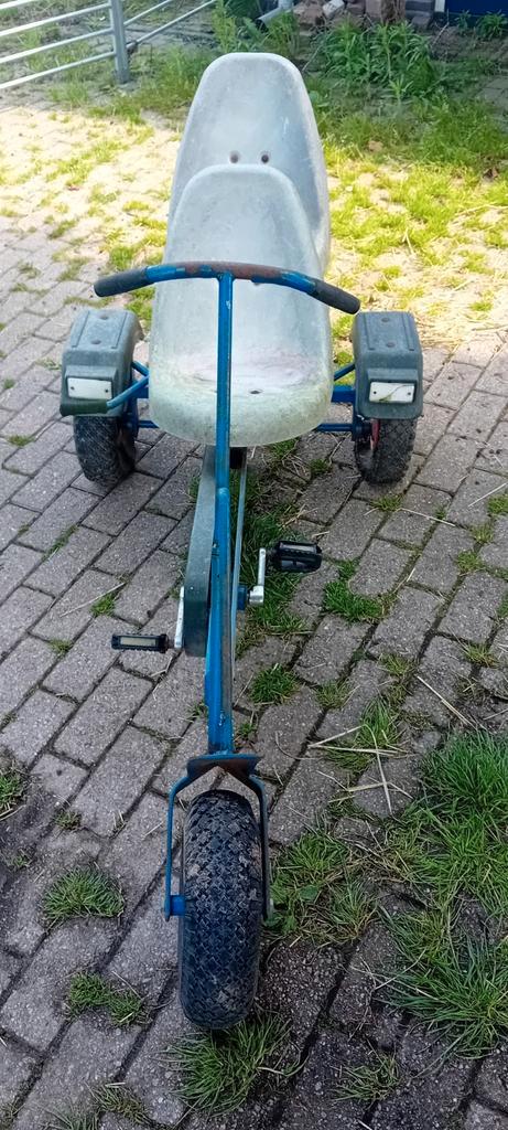 Skelter, opknapper + aanhanger, dubbele stoel, zeepkist, Kinderen en Baby's, Speelgoed | Buiten | Skelters, Gebruikt, Mammoet
