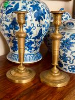 Empire, kandelaars, antieke,set, Antiek en Kunst, Antiek | Kandelaars, Ophalen of Verzenden, Koper of Brons