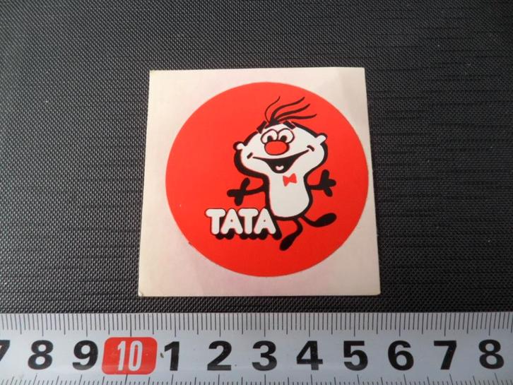 sticker strip mannetje TATA, Verzamelen, Stickers, Zo goed als nieuw, Ophalen