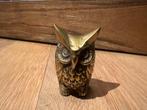 Messing uil tk, Ophalen of Verzenden, Zo goed als nieuw, Vogel, Beeldje of Figuurtje