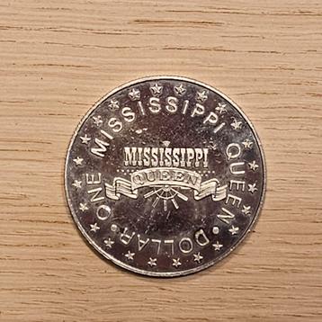 Mississippi queen One Dollar. beschikbaar voor biedingen