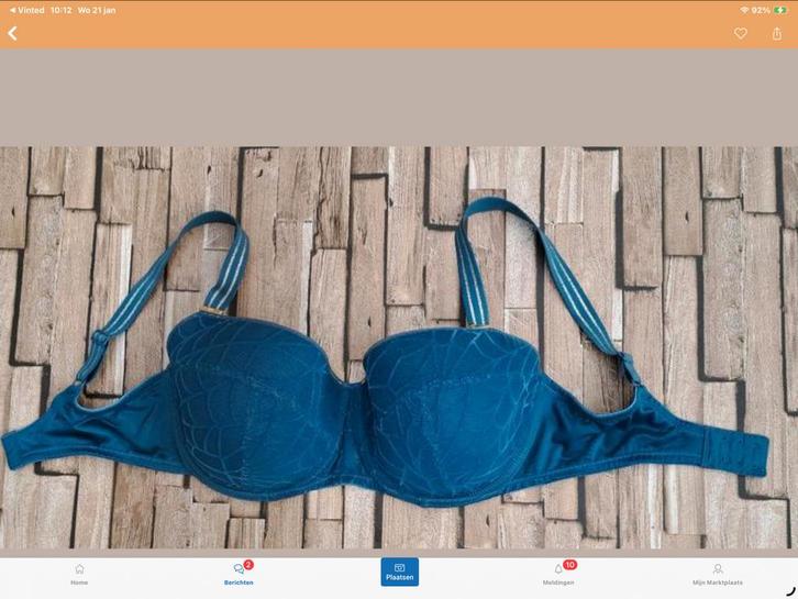 Marlies Dekkers BH - Maat 80E, Kleding | Dames, Badmode en Zwemkleding, Blauw, Ophalen of Verzenden