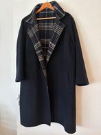 Wollen jas  2 zijdig te dragen 40/42 zwart of ruit, Kleding | Dames, Jassen | Winter, Ophalen of Verzenden, Zo goed als nieuw