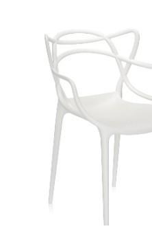 Retro witte design stoelen-set van 2 of vier,stevig kunstof,, Huis en Inrichting, Stoelen, Zo goed als nieuw, Ophalen of Verzenden