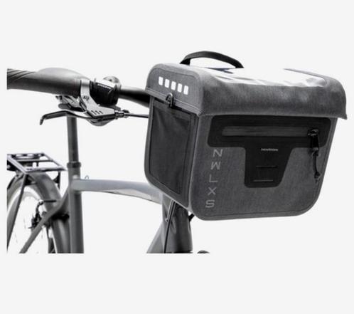 New Looxs Varo Stuurtas 9.5L - Grijs, Fietsen en Brommers, Fietsaccessoires | Fietstassen, Nieuw, Ophalen of Verzenden