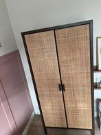 Rotan kledingkast, Huis en Inrichting, Kasten | Kledingkasten, Ophalen, 50 tot 100 cm, Zo goed als nieuw, 150 tot 200 cm