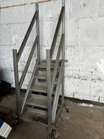 Rvs trap, Doe-het-zelf en Verbouw, Ladders en Trappen, Zo goed als nieuw, Minder dan 2 meter, Ophalen