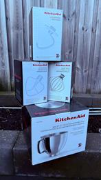 KitchenAid set 4.8L – Kom + Garde + Menghaak + Kneedhaak, Witgoed en Apparatuur, Keukenmixers, Ophalen, Zo goed als nieuw