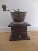 Vintage Koffiemolen - Donker Hout, Ophalen of Verzenden