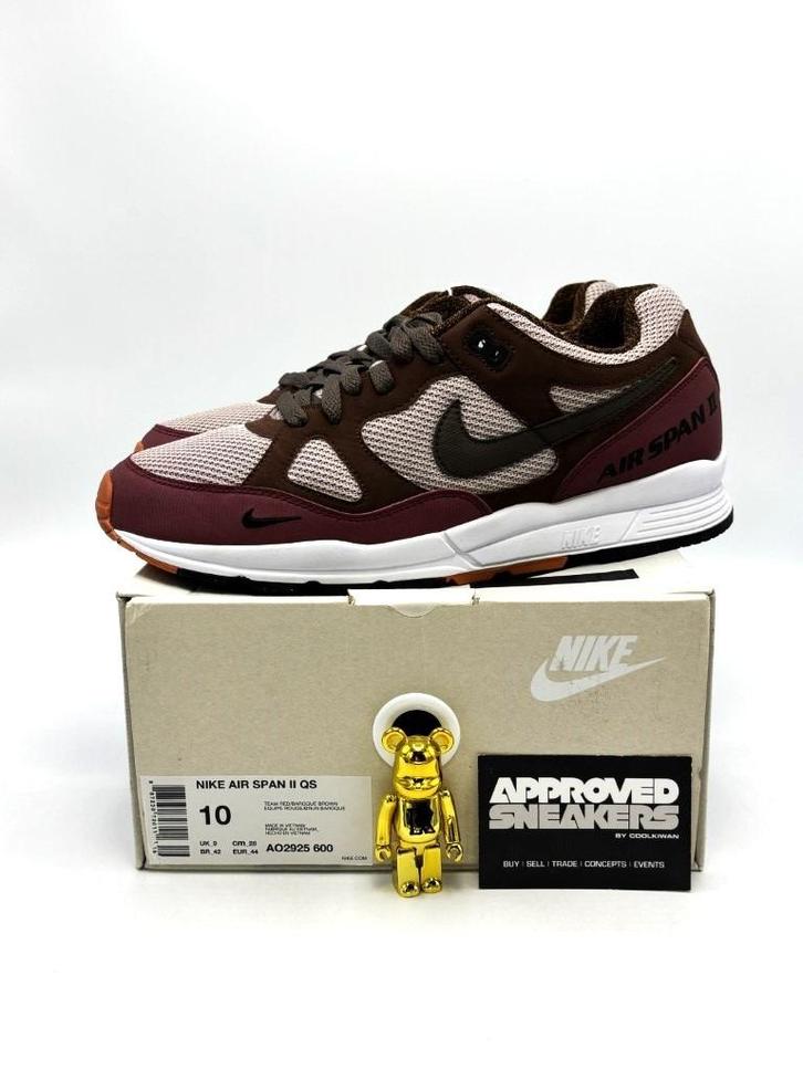 Nike Air Span II QS X Patta Team Red AO2925 600 US10 44, Kleding | Heren, Schoenen, Zo goed als nieuw, Overige kleuren, Ophalen of Verzenden