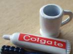 Poppenhuis: Tube Tandpasta en Beker, Ophalen of Verzenden, Nieuw, Poppenhuis