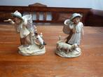 2 biscuit porseleinen beeldjes, blind gemerkt, Antiek en Kunst, Antiek | Porselein, Ophalen of Verzenden