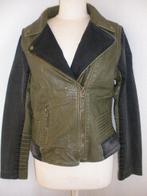 FRIME biker jack jas legergroen zwart maat XL - nieuw -, Kleding | Dames, Frime, Zwart, Maat 46/48 (XL) of groter, Nieuw