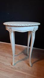 Vintage Brocante Bijzettafel, Huis en Inrichting, Tafels | Bijzettafels, Ophalen, Minder dan 55 cm, Gebruikt, Vintage