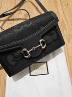 Gucci horsebit 1955 mini tas Jumbo GG logo zwart, Sieraden, Tassen en Uiterlijk, Tassen | Damestassen, Nieuw, Ophalen of Verzenden