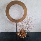 Gek op goud? Ring ornament faux koraal en zeegras| vakkenkas, Nieuw, Ophalen of Verzenden, X, X