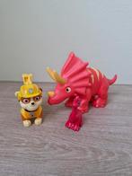 PAW Patrol Dino Rescue - Rubble & Dino Figuren, Ophalen of Verzenden, Zo goed als nieuw