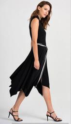 Ribkoff stretch jurk zwart/witte accentjes zwierige rok 38, Nieuw, Maat 38/40 (M), Onder de knie, Zwart