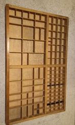 3 echte ouderwetse letterbakken afkomstig van drukkerij, Ophalen, Gebruikt