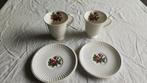 Wedgwood Moss Rose Kop en Schotel Set, Ophalen, Gebruikt, Wedgwood, Kop(pen) en/of Schotel(s)
