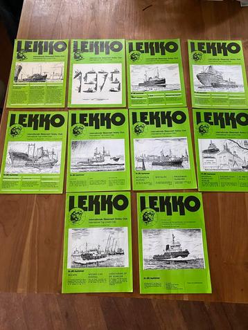 10x Lekko tijdschriften 1976-1980 beschikbaar voor biedingen