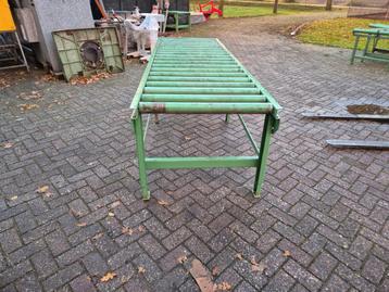 Metalen rollenbaan rollerbaan rollen roller baan transport beschikbaar voor biedingen