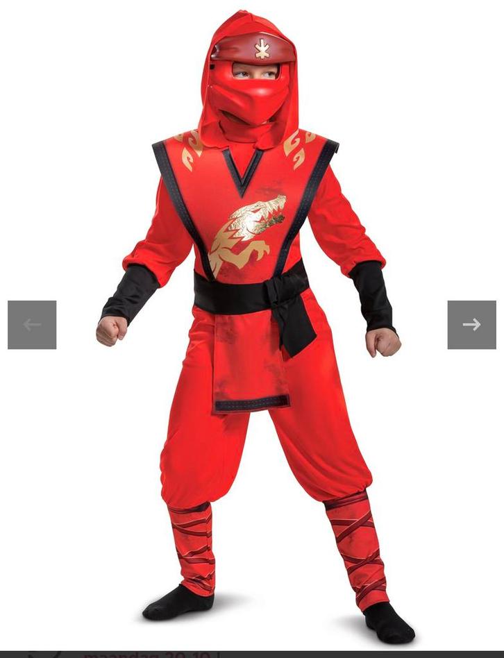 Originele lego ninjago ninja verkleed kleding voor kinderen, Kleding | Heren, Carnavalskleding en Feestkleding, Zo goed als nieuw