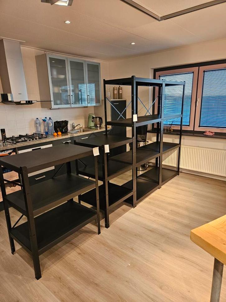 Mooie industriële stellingkasten van Bror Ikea. v.a 40,-, Huis en Inrichting, Kasten | Stellingkasten, Zo goed als nieuw, Ophalen