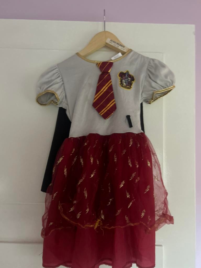 Jurk met cape hermelijn/ harry potter, Ophalen of Verzenden, Zo goed als nieuw, Meisje