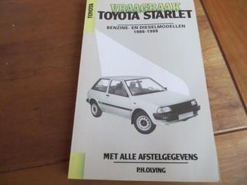Vraagbaak Toyota Starlet benzine, diesel 1986 -1988, mooi! beschikbaar voor biedingen