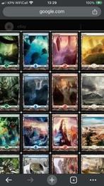 Gezocht; basic lands magic the gathering kaarten verzameling, Ophalen of Verzenden, Gebruikt, Meerdere kaarten