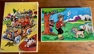 Sjors en Sjimmie, twee puzzels uit 1968! Vrij zeldzaam! beschikbaar voor biedingen