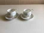 Kop en schotel Royal Albert Caroline 2 stuks, Huis en Inrichting, Keuken | Servies, Ophalen of Verzenden, Porselein, Overige stijlen