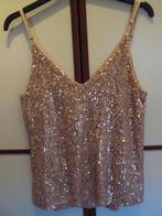 Pailletten V-hals top met pailletten / maat M / z.g.a.n., Maat 38/40 (M), Overige kleuren, Ophalen of Verzenden, Zo goed als nieuw