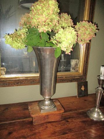 Hotelzilveren vaas beschikbaar voor biedingen