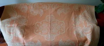 XL vintage retro deken roze dekens plaid wol wollen sprei beschikbaar voor biedingen