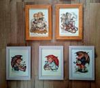 Hummel borduurwerkjes in lijst, Hobby en Vrije tijd, Borduren en Borduurmachines, Ophalen of Verzenden, Zo goed als nieuw, Handborduren