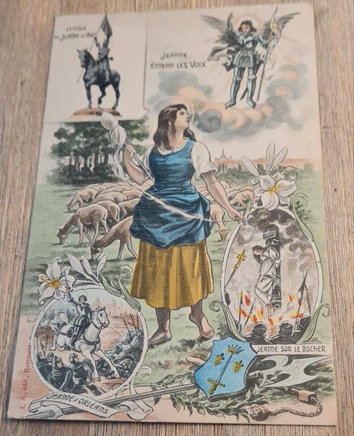 Jeanne d'Arc, Verzamelen, Ansichtkaarten | Themakaarten, Ongelopen, Voor 1920, Overige thema's, Verzenden