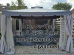 luxe paviljoen 3.5x3.5, Tuin en Terras, Ophalen, Gebruikt, Minder dan 4 meter, Minder dan 5 meter