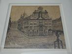 Litho Gildenhuis St Romuldus IJzerenleen Mechelen, voor WO I, Antiek en Kunst, Kunst | Etsen en Gravures, Verzenden