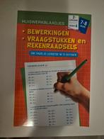 Huiswerkblaadjes Groep 4 - Rekenen, Boeken, Ophalen of Verzenden, Zo goed als nieuw