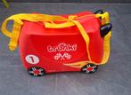 Trunki rijdende racewagen koffer, Sieraden, Tassen en Uiterlijk, Koffers, Gebruikt, Hard kunststof, Minder dan 50 cm, Ophalen of Verzenden